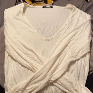 White long sleeve body suit